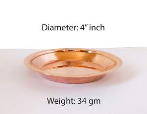 Plaque de chargeur en cuivre écologique de haute qualité dernière nouvelle conception vente chaude ronde pure pour les fêtes - Product Image 3