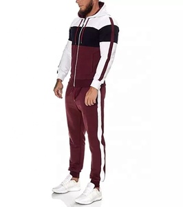 Precio de Fábrica al por Mayor, Ropa Casual, Chándal Liso para Hombre con Lavado Ácido, Última Moda, Chándales de Color Sólido para Hombre con Efecto Desgastado por el Sol - Product Image 2