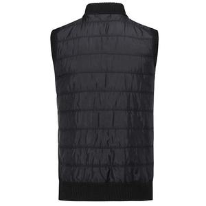 Offre spéciale Gilet léger d'hiver à la mode pour hommes Col montant Fermeture à glissière Coupe-vent Logo personnalisé Tissu tissé - Product Image 2
