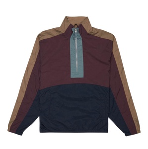 Chaqueta Cortavientos Deportiva de Poliéster Ligera e Impermeable con Bloques de Color Vintage para Hombre - Product Image 1