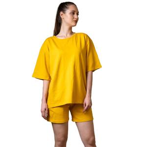 เซ็ตเสื้อยืดแขนสั้น2ชิ้นสำหรับทุกเพศสไตล์ลำลองทรงหลวมโอเวอร์ไซส์ออกแบบได้ตามต้องการ - Product Image 1