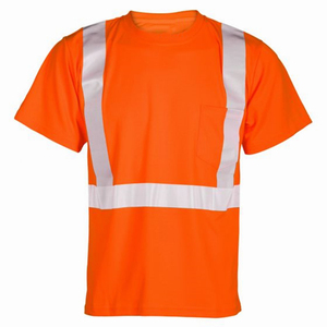 Camiseta personalizada de seguridad reflectante de alta visibilidad, camisas de seguridad reflectantes de alta visibilidad, tela personalizada de poliéster/algodón/malla para hombres - Product Image 5