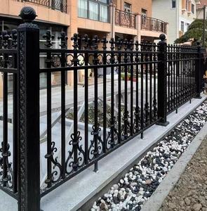 Valla de Seguridad para Patio Pequeño de Lujo, Barandilla de Aleación de Aluminio, Madera Tratada Térmicamente, Recubrimiento de PVC Ecológico, para <span class=keywords><strong>Villas</strong></span> Privadas - Product Image 2