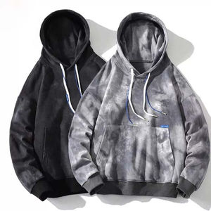 Sudadera con capucha con tinte de corbata para hombre personalizada OEM, ropa de calle transpirable de secado rápido, sudaderas con capucha con estilo personalizadas para hombre de alta calidad - Product Image 6