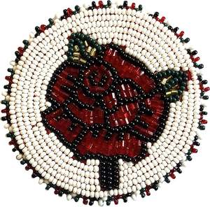 Perles de rocaille patchs de broderie perlés pour sacs à main artisanat broderie Patch perles de rocaille décoration pour jean - Product Image 5