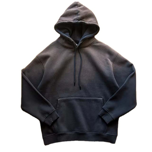 Premium Casual Men's Acid Wash Hoodie 100% Cotton Knitted Fabric Breathable Eco-Friendly Custom Fit for Stylish Everyday Wear - Product Image 1
