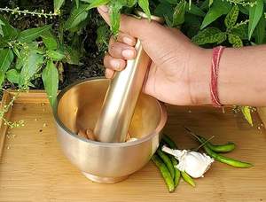 ครกและสากทำด้วยมืองานหัตถกรรมทำมือสินค้าขายส่ง - Product Image 5