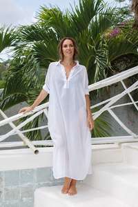 2024 nouveauté Spaghetti sangle dos nu robes de plage couvertures Style bohème cravate teinture longue plage Maxi robe - Product Image 3