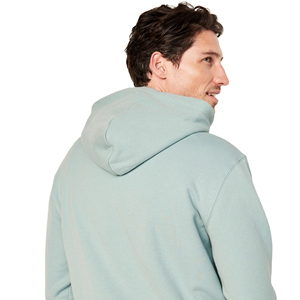 Sudadera de invierno de lana de algodón 100% con capucha informal para hombre con diseño de logotipo personalizado, teñido liso, a prueba de viento, transpirable - Product Image 3