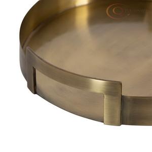 Luxury Metal Handicraft <b>Decorative</b> <b>Tray</b> for Ramadan Interior Decoration | Customizable Colors & Logo Living Room & Dining Area - Product Image 4