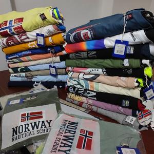 Prix Usine Vêtements en Gros Assortis pour Homme, Mode Col Rond Manches Courtes, T-Shirt de Marque Célèbre - Product Image 6