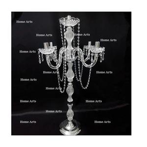 Lot de 3 bougeoirs en acrylique transparent de taille et de forme personnalisées Candélabres pour décoration de mariage - Product Image 6