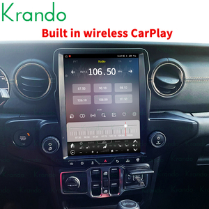 Radio de coche Tesla de 12,1 pulgadas para Jeep Wrangler JL 2018-2022 <span class=keywords><strong>Android</strong></span> Multimedia unidad principal estéreo inalámbrico CarPlay 4G <span class=keywords><strong>SIM</strong></span> - Product Image 6