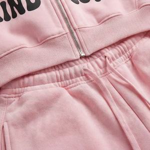 Survêtement pour femme en coton 100% vintage, à capuche, tendance, dernier modèle, survêtement d'hiver de poids moyen, épaules tombantes, taille personnalisée - Product Image 5