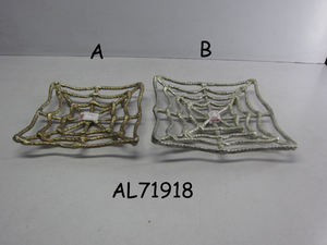 Plateau et plateau en filet araignée décoratif pour décoration de mariage Plateau de service pour fruits et collations et plat de luxe - Product Image 6