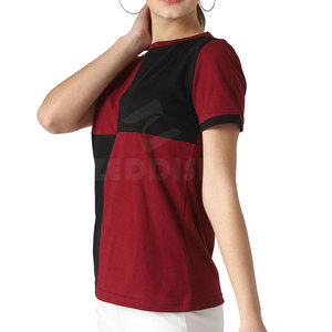 T-Shirt Femme Taille Personnalisée Meilleure Qualité T-Shirt Femme en Stock Nouveau Style le plus populaire T-shirts Femme - Product Image 4