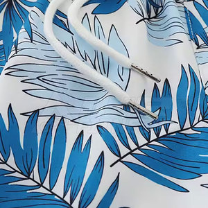 Pantalones cortos vaqueros de lona ligeros de secado rápido cómodos de calle alta para hombre cintura elástica patrón sólido sublimado para exteriores - Product Image 5