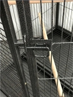 Cage à oiseaux contemporaine de luxe en fer forgé, grande volière en métal et acier pour perroquets, canaris, cages d'élevage pour oiseaux, utilisation intérieure et extérieure