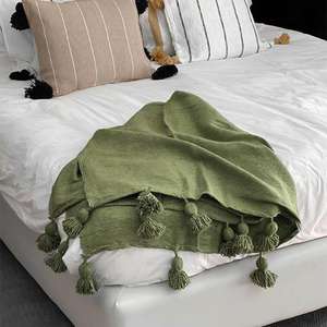 Couverture marocaine faite à la main, authentique artisanat berbère, couverture douce tissée à motifs tribaux, décoration d'intérieur, cadeau - Product Image 1