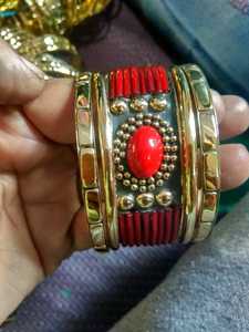 Brazaletes de Latón Hechos a Mano, Ajustables, con Incrustaciones de Ágata, Unisex, para Boda, Chapados en Oro Antiguo, Estilo Étnico Boho - Product Image 5