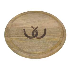 <b>Serving</b> Horse Shoe <b>Tray</b> Eco Friendly Platter Best Selling <b>Wooden</b> <b>Tray</b> Factory Direct Sales Equestrian <b>Trays</b> for Coffee Serve Us - Product Image 2