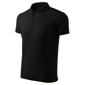 Golf de hombre de alto rendimiento para camisa Lona sólida Transpirable 100% algodón Logotipo personalizado - Product Image 2