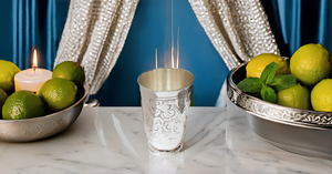 Latón Menta Julep Cup Vaso de agua Bellamente en relieve Clásico Recubierto de plata Vaso para beber Fiesta en casa Bodas Logo Metal - Product Image 2