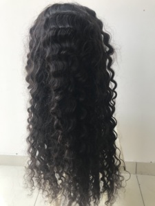 Perruque en cheveux humains Remy brésiliens, 4x4, Loose Deep Closure 100%, cuticule vierge brute alignée, couleur naturelle, cheveux péruviens, vente en gros - Product Image 5