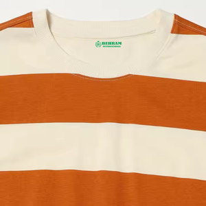 T-shirts pour hommes de style personnalisé, impression numérique de bonne qualité, col rond, manches courtes, coupe régulière, coton/fibre de bambou, respectueux de l'environnement - Product Image 3