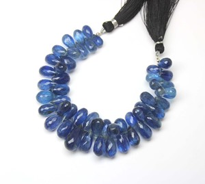 Handmade Natural Kyanite Faceted 6-Inch Drop <b>Beads</b> High Quality Blue Loose Pendant <b>Bracelet</b> <b>Beads</b> for Jewelry Making - Product Image 3