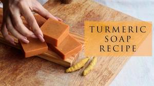 Meilleure vente emballage personnalisé Logo 100% savon de nettoyage naturel pour le visage traitement blanchissant 120g barre de savon au curcuma ANGLE - Product Image 2