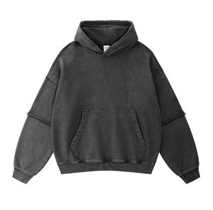 เสื้อฮู้ดดี้ใหม่ปี 2025 คุณภาพสูง เนื้อผ้าหนา 100% ผ้าฝ้าย เสื้อฮู้ดดี้แบบสวมหัว ปักโลโก้ตามสั่ง ระบายอากาศได้ดี เหมาะสำหรับฤดูหนาว ใส่ได้ทั้งชายและหญิง - Product Image 4