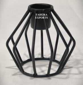 Small <b>Wire</b> Candle Holder With Simple Metal Frame Designed For <b>Soft</b> Ambient Lighting In Modern And Elegant Interiors - Product Image 4