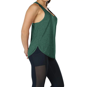 Logo personnalisé femmes débardeurs Fitness été sans manches solide basique entraînement décontracté personnalisé débardeur femmes - Product Image 2