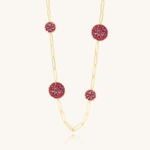 Collar con colgante de ojo malvado de piedras preciosas para mujer, joyería de alta calidad, Plata de Ley 925, piedra chapada en oro de 18 quilates, circón - Product Image 1