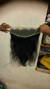 100% vierge Remy cheveux bruts humains non transformés cuticule alignée indien pour fermeture frontale en dentelle avec fermetures en dentelle et faisceaux - Product Image 4