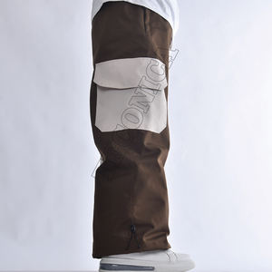 2025 nouvelle mode unisexe Ski Snowboard pantalon taille haute imperméable respirant vêtements de plein air personnalisé fermeture à glissière salopette - Product Image 4