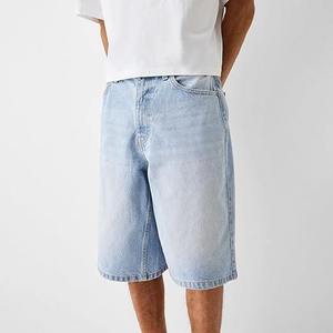 Short en jean d'été personnalisé pour hommes, jean skinny taille moyenne de haute qualité avec décoration à boutons, style droit, vente en gros OEM - Product Image 2