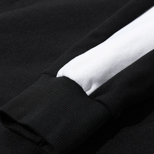 Ensemble Sportswear Homme Grande Taille à Capuche Zippée Deux Pièces Automne Hiver, Sweat à Capuche et Pantalon Respirant Coton/Polyester - Product Image 6