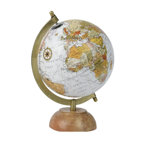 Nuevo diseño 2025 superficie de globo de papel venta directa de fábrica globo de tierra de escritorio artículo de artesanía india artículo de regalo de alta calidad - Product Image 4