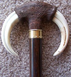 ด้ามจับด้ามจับด้ามจับทำจากวัวสีธรรมชาติทำจากเขาควายปรับขนาดได้ตามต้องการ - Product Image 4