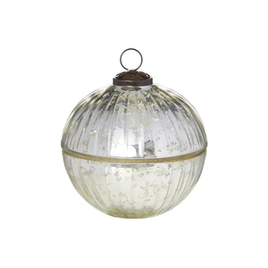 Boule de verre au mercure argenté en verre coloré soufflé à la main de qualité supérieure avec couvercle pour la décoration intérieure - Product Image 5