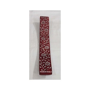 Brûleur d'encens en pierre savonneuse naturelle, fait main, de qualité supérieure, avec motif sculpté floral, pour la décoration intérieure et les cadeaux, forme personnalisée. - Product Image 1