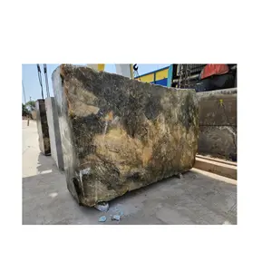 Элегантный натуральный камень сиеннский золотой мраморный блок для пола и стен от индийского поставщика