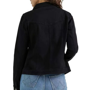Chaqueta Vaquera de Lona Transpirable para Mujer, Prenda Exterior Informal con Botones, Talla Personalizada, Relleno de Algodón para Damas - Product Image 2