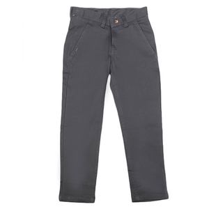 Pantalon en coton pour garçons - Gris foncé - Product Image 1
