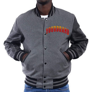 Veste universitaire pour homme de haute qualité en gros du fabricant, veste vintage personnalisée de style streetwear, veste d'hiver vierge pour homme - Product Image 1