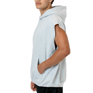 Sudadera sin Mangas para Gimnasio, Corte Ajustado, Tela de Poliéster Resistente, Impresión por Sublimación para Ropa Deportiva, Opción de Capucha Ajustable - Product Image 2