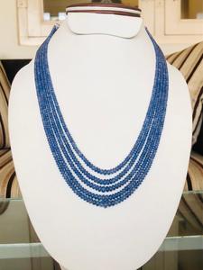 Perles de saphir bleu non chauffées et non traitées de très fine qualité de couleur, produit artisanal en vrac - Product Image 6