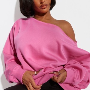 Sudadera con capucha y cremallera de felpa francesa de 400 Gsm ecológica de alta calidad, Conjunto de sudadera de manga larga de gran tamaño, logotipo personalizado impreso para mujer - Product Image 2